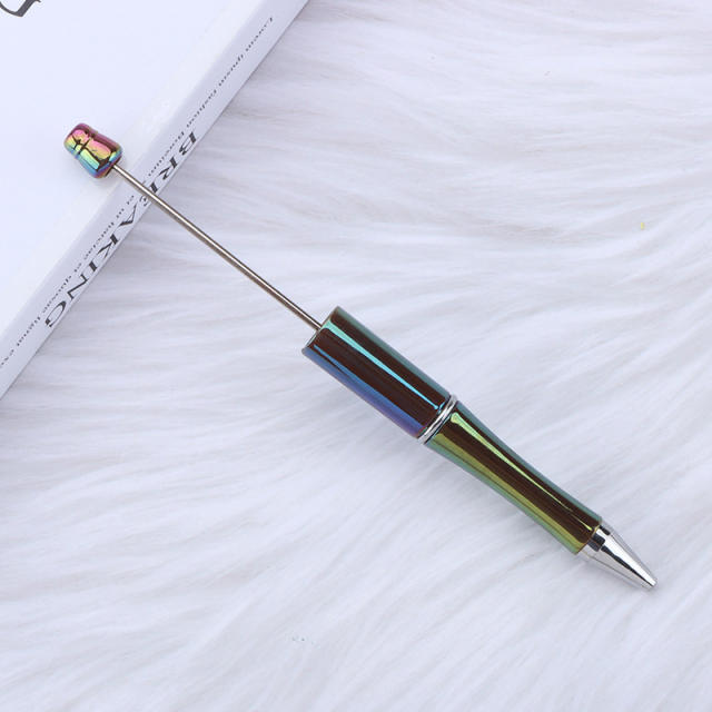 Wholesale DIY Colorful Beaded Pen UV Colorful Beaded Pen Ballpoint Pen