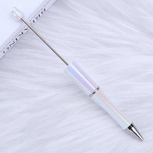 Wholesale DIY Colorful Beaded Pen UV Colorful Beaded Pen Ballpoint Pen