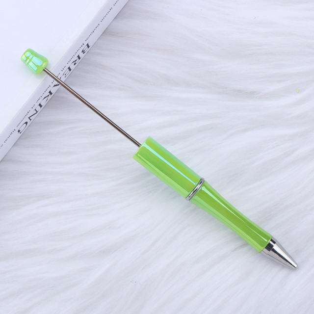 Wholesale DIY Colorful Beaded Pen UV Colorful Beaded Pen Ballpoint Pen