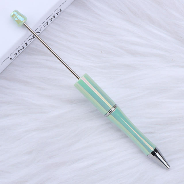 Wholesale DIY Colorful Beaded Pen UV Colorful Beaded Pen Ballpoint Pen