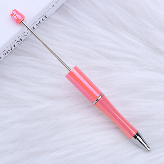 Wholesale DIY Colorful Beaded Pen UV Colorful Beaded Pen Ballpoint Pen
