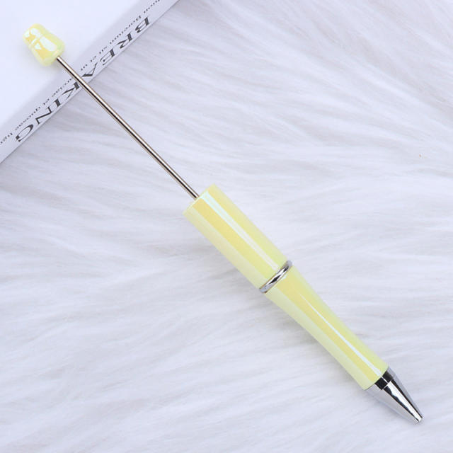 Wholesale DIY Colorful Beaded Pen UV Colorful Beaded Pen Ballpoint Pen