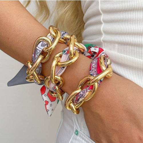 Mobile Phone Chain Short Braided bracelet Lanyard Handmade Anti-Fall Wrist Strap Ready-Made Silk Scarf Anti-Lost Bracelet