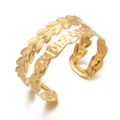 Stainless Steel Bracelet Women's High-End Bracelet 18K Gold Titanium Steel Jewelry Non-Fading Jewelry