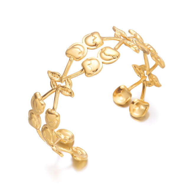 Stainless Steel Bracelet Women's High-End Bracelet 18K Gold Titanium Steel Jewelry Non-Fading Jewelry