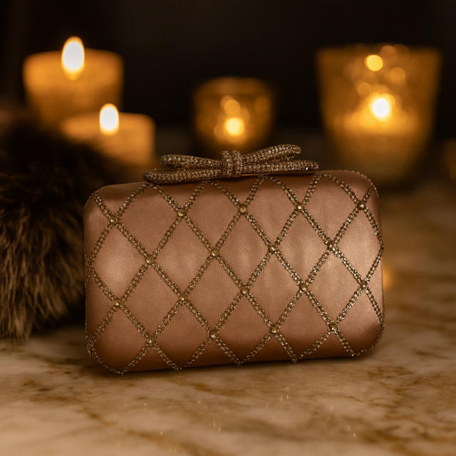 New Style Diamond-Shaped Bags One-Shoulder evening bag clutch bag