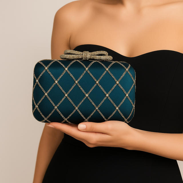 New Style Diamond-Shaped Bags One-Shoulder evening bag clutch bag