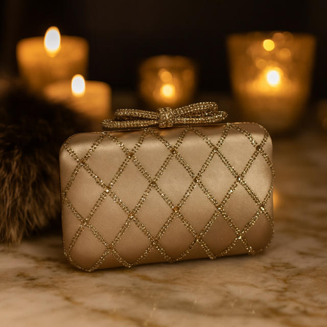 New Style Diamond-Shaped Bags One-Shoulder evening bag clutch bag