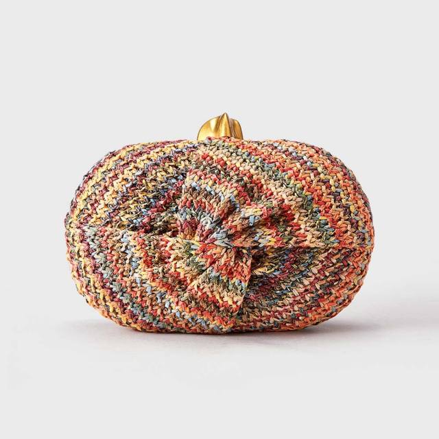 New Style Single Shoulder Crossbody Bag Straw Woven Bag purse bag evening bag