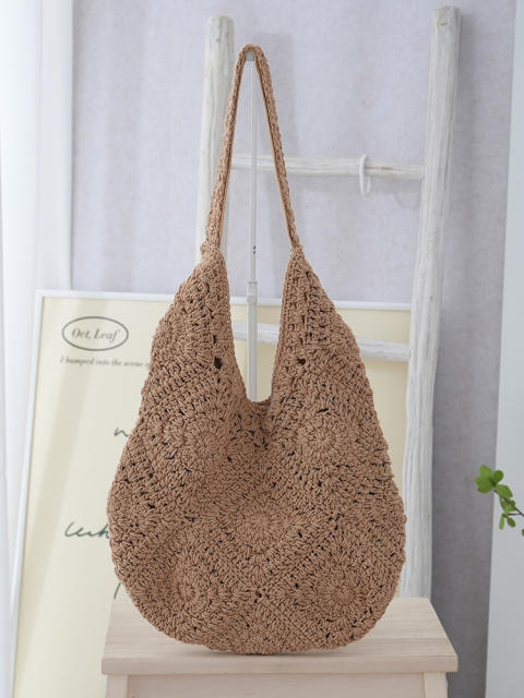 Lightweight Woven Bag for Going Out Large-Capacity Woven Women's Bag beach bag