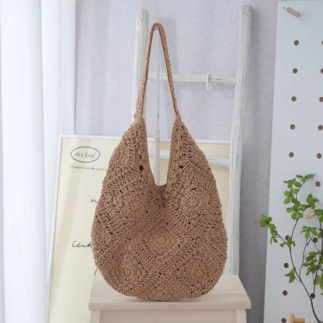 Lightweight Woven Bag for Going Out Large-Capacity Woven Women's Bag beach bag