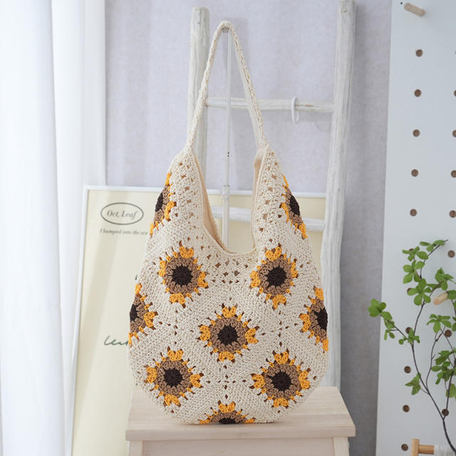 Lightweight Woven Bag for Going Out Large-Capacity Woven Women's Bag beach bag