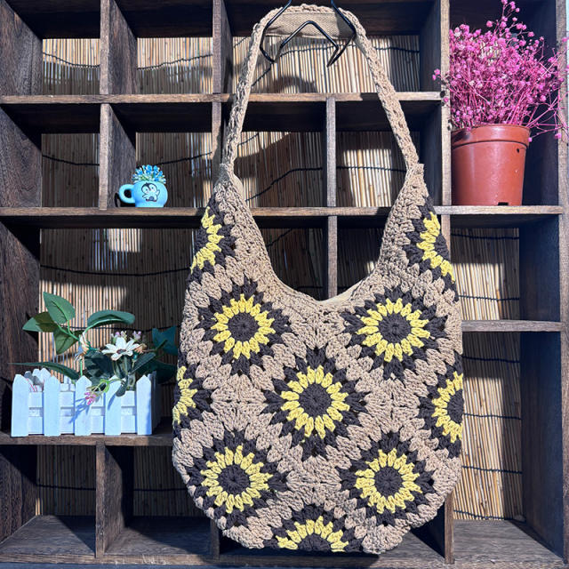 Lightweight Woven Bag for Going Out Large-Capacity Woven Women's Bag beach bag