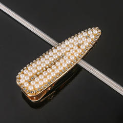 Korean fashion full diamond hollow out duckbill hair clips