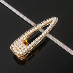 Korean fashion full diamond hollow out duckbill hair clips