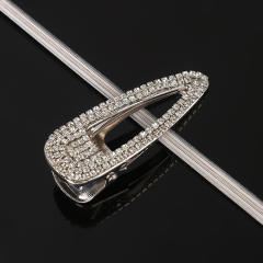 Korean fashion full diamond hollow out duckbill hair clips