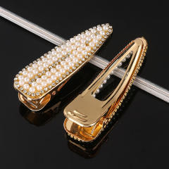 Korean fashion full diamond hollow out duckbill hair clips