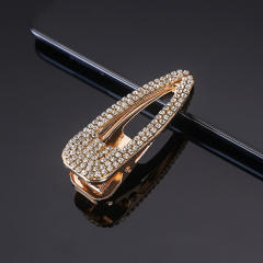 Korean fashion full diamond hollow out duckbill hair clips