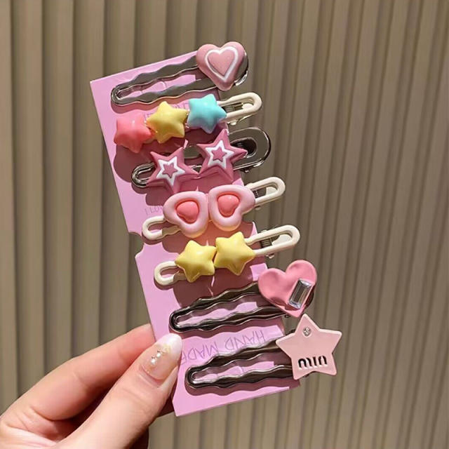 Korean ins Love Hairpin Set Adult hair clips set
