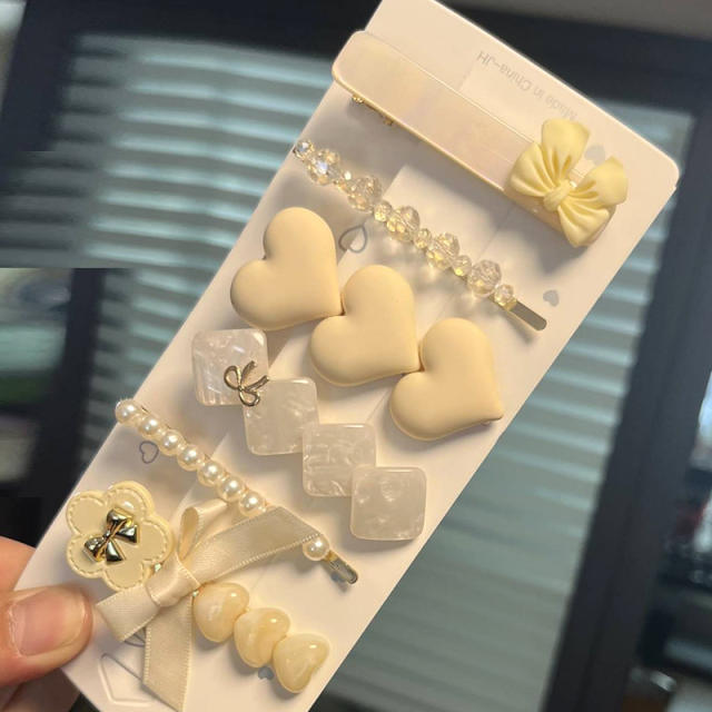 Korean ins Love Hairpin Set Adult hair clips set
