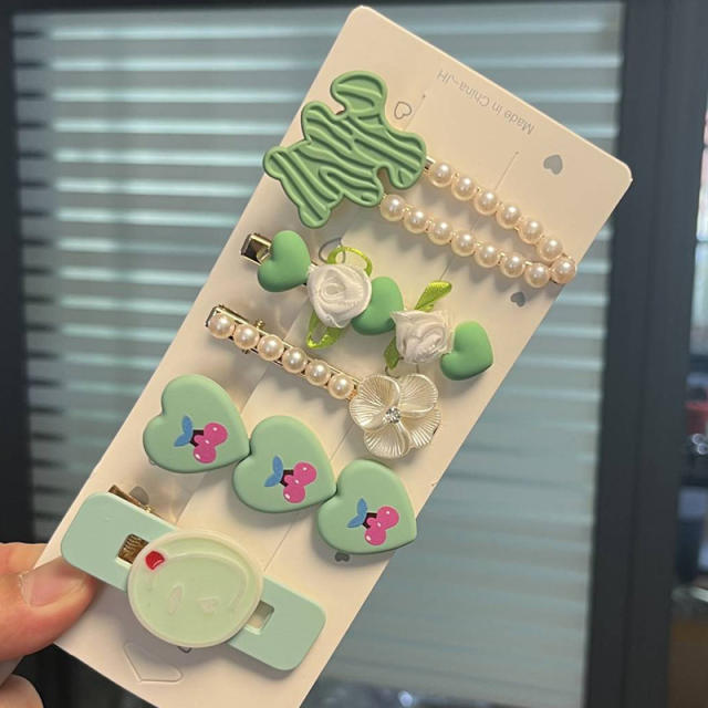 Korean ins Love Hairpin Set Adult hair clips set