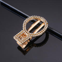 Korean fashion full diamond hollow out duckbill hair clips