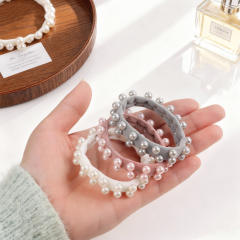 Elegant Small Fragrance Pearl Hair Tie Simple Hair Rope