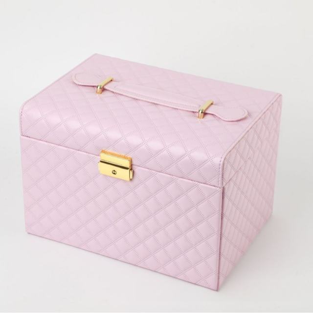 High Beauty Value Jewelry Storage Box with Lock Large Capacity Jewelry Box Home