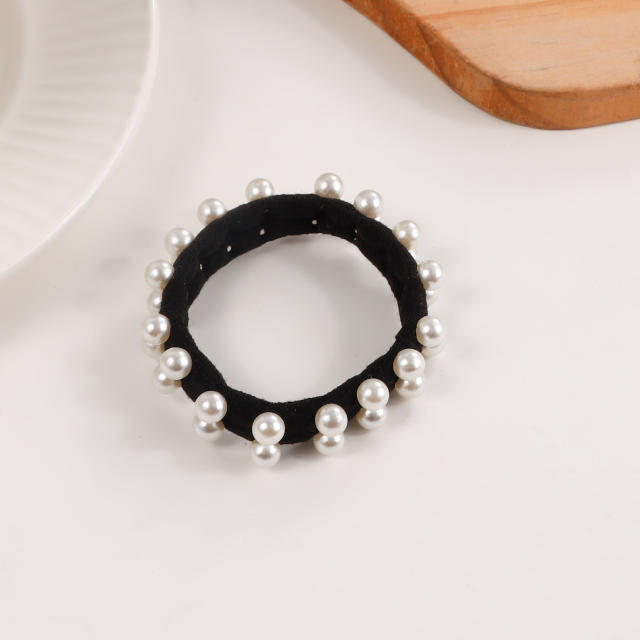 Elegant Small Fragrance Pearl Hair Tie Simple Hair Rope