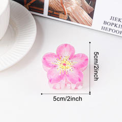 Sweet Plum Blossom Clip Fairy Flower Hairpin hair claw clips