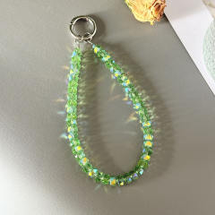 Double-layer Wheel Crystal Mobile Phone Chain Anti-lost Mobile Phone Lanyard