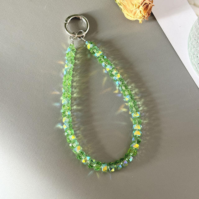 Double-layer Wheel Crystal Mobile Phone Chain Anti-lost Mobile Phone Lanyard