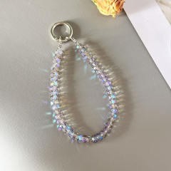 Double-layer Wheel Crystal Mobile Phone Chain Anti-lost Mobile Phone Lanyard