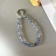 Double-layer Wheel Crystal Mobile Phone Chain Anti-lost Mobile Phone Lanyard