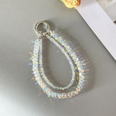 Double-layer Wheel Crystal Mobile Phone Chain Anti-lost Mobile Phone Lanyard