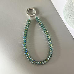 Double-layer Wheel Crystal Mobile Phone Chain Anti-lost Mobile Phone Lanyard