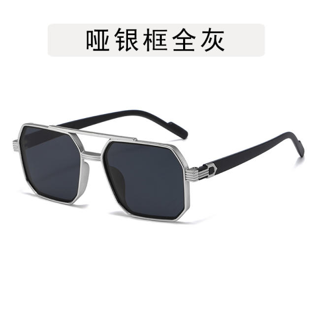 Arrow Double Beam Polygon Sunglasses for Men