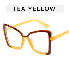 Butterfly shape frame anti blue light reading glasses sunglasses