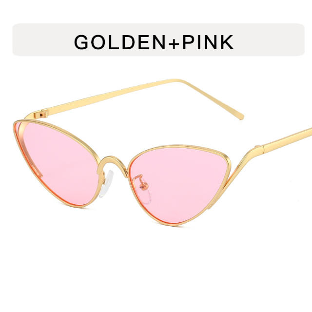 Small Frame Cat Eye Metal Sexy Sunglasses