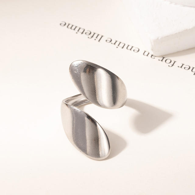 Stainless Steel rings Water Drop Flower Ring flower rings