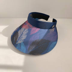Women's oversized sun hat with summer sun protection visor