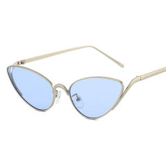 Small Frame Cat Eye Metal Sexy Sunglasses