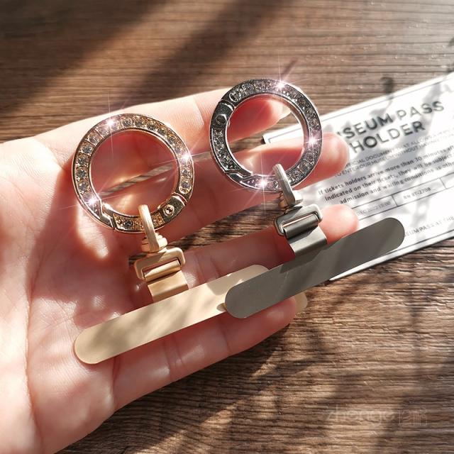 Rotating Round Buckle Clip Phone Lanyard Thin Spacer Non-Top Shell Thin Clip