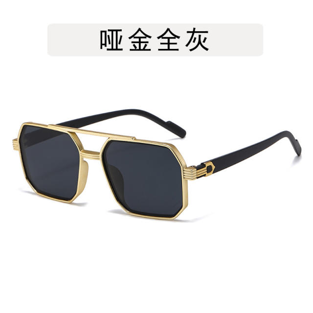 Arrow Double Beam Polygon Sunglasses for Men