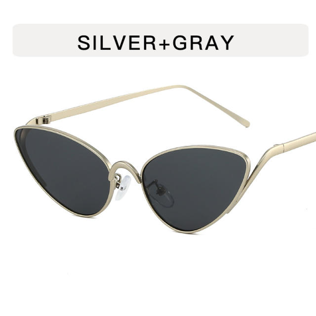 Small Frame Cat Eye Metal Sexy Sunglasses