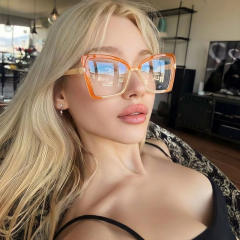 Butterfly shape frame anti blue light reading glasses sunglasses