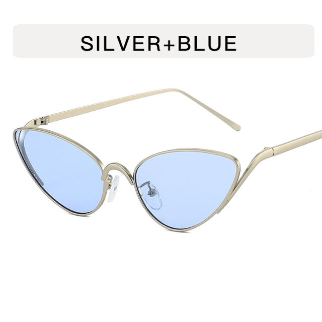 Small Frame Cat Eye Metal Sexy Sunglasses