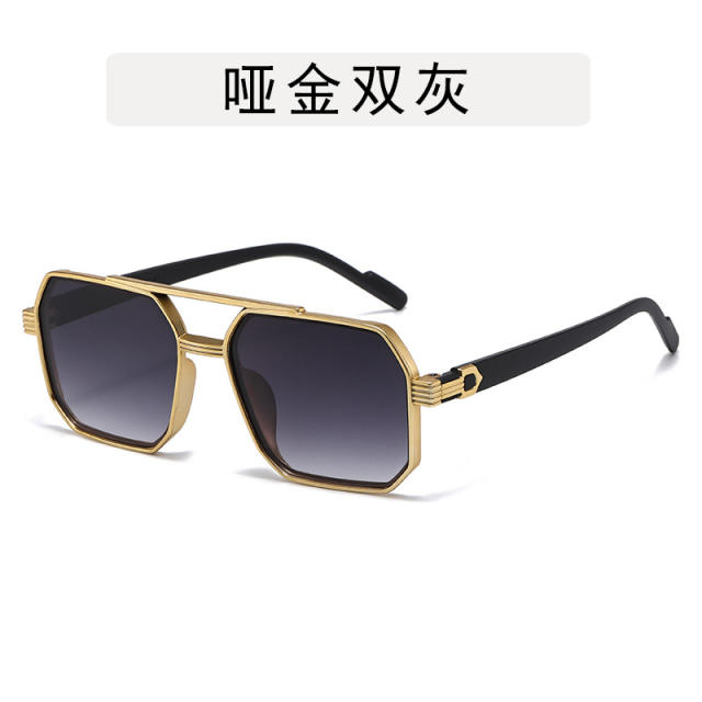Arrow Double Beam Polygon Sunglasses for Men