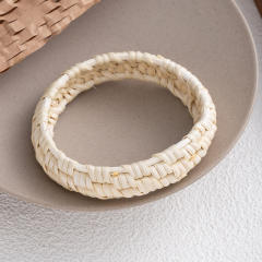 Boho hot sale woven bangle bracelet vacation hand jewelry