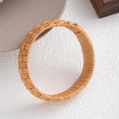 Boho hot sale woven bangle bracelet vacation hand jewelry